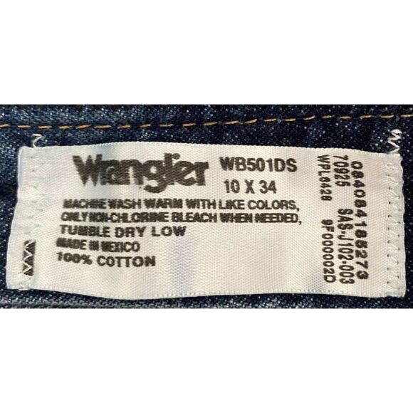 Wrangler Blues Women's Relaxed Fit Denim Jeans Straight Leg Size 10 (Fit 32x33) - Picture 10 of 11